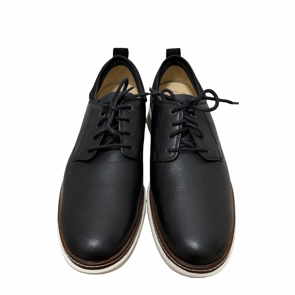 Samuel Hubbard Rafael Hybrid Leather Lace Up Shoes Mens US 10 Black Casual
